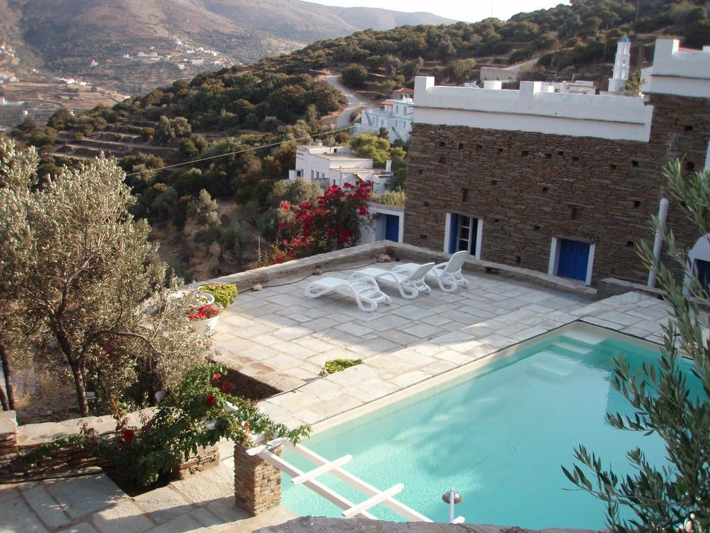 Anezas Mansion Stone-Built Traditional Villa Chones Exterior photo
