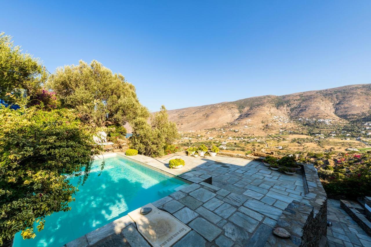 Anezas Mansion Stone-Built Traditional Villa Chones Exterior photo