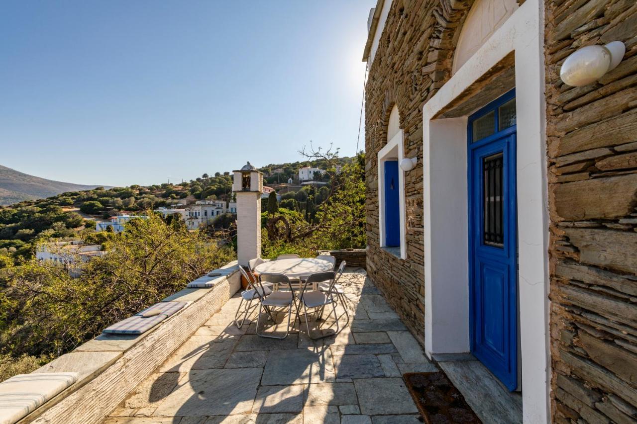 Anezas Mansion Stone-Built Traditional Villa Chones Exterior photo