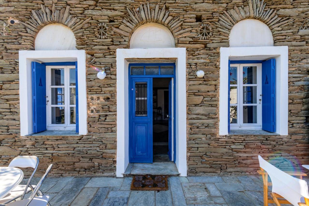 Anezas Mansion Stone-Built Traditional Villa Chones Exterior photo
