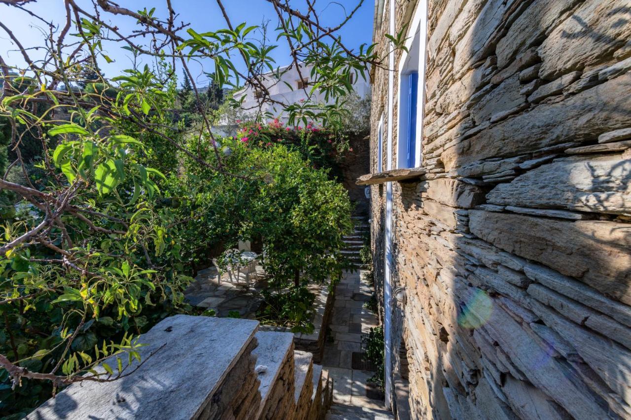Anezas Mansion Stone-Built Traditional Villa Chones Exterior photo