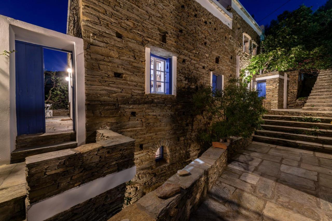 Anezas Mansion Stone-Built Traditional Villa Chones Exterior photo