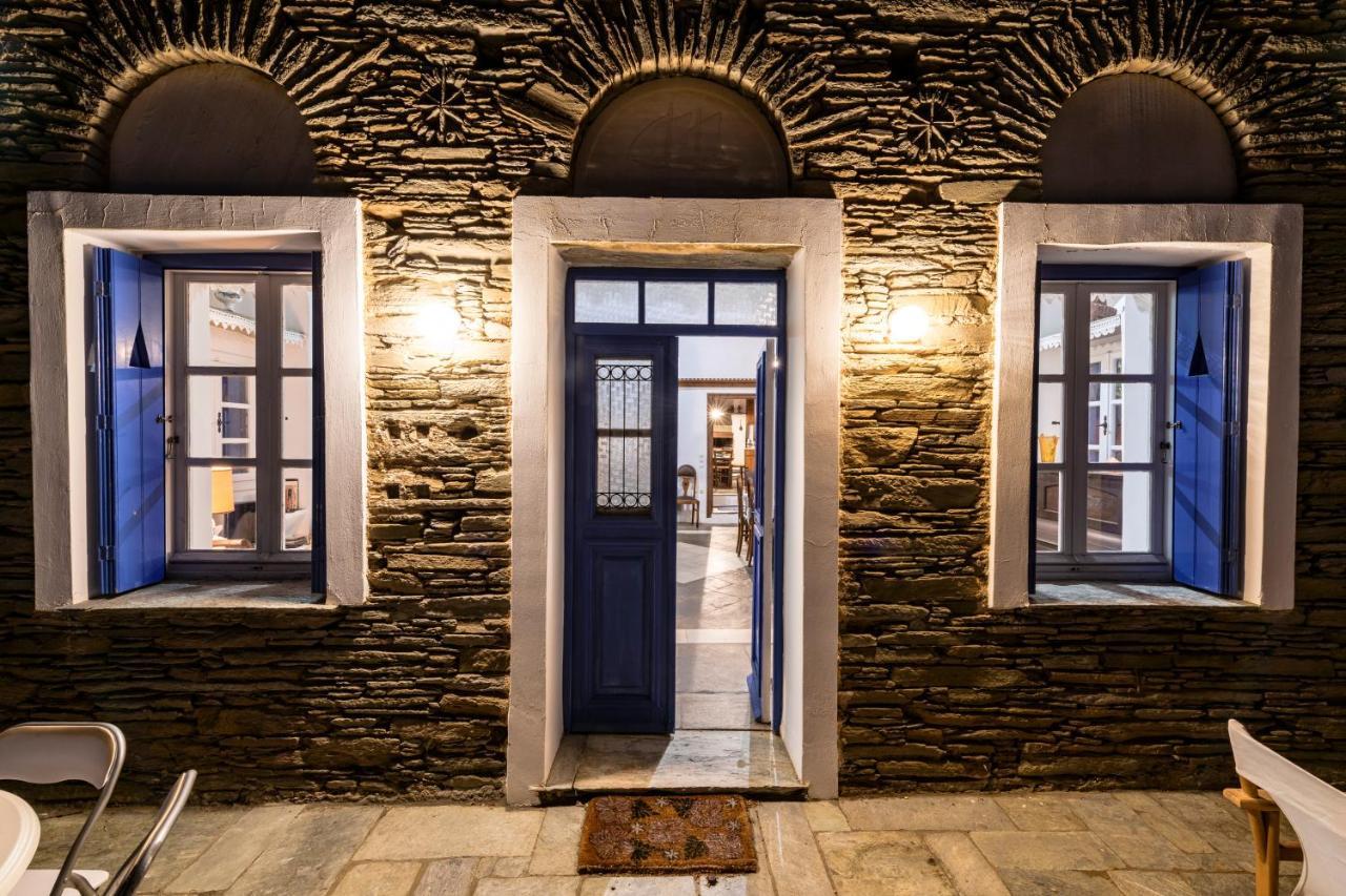 Anezas Mansion Stone-Built Traditional Villa Chones Exterior photo